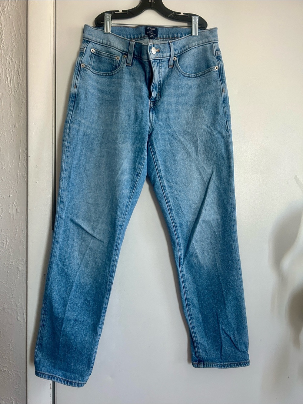 J. Crew Women's Boyfriend Jeans in Light Blue Denim